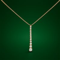 Pendant Namuri Woman DEGRADE in Gold Diamante PN-DEG15/R